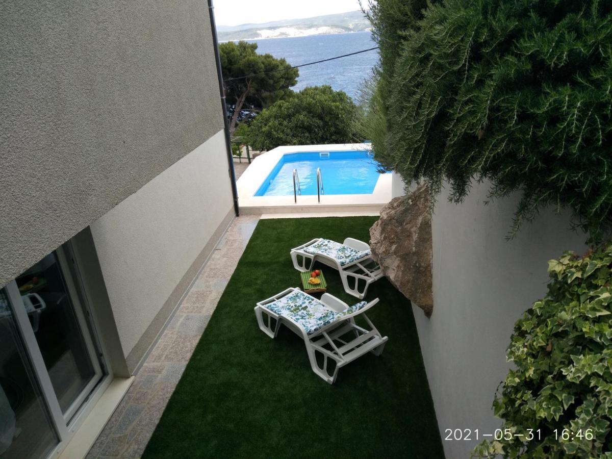 Private Pool And Sea View Apartment Omis Ngoại thất bức ảnh