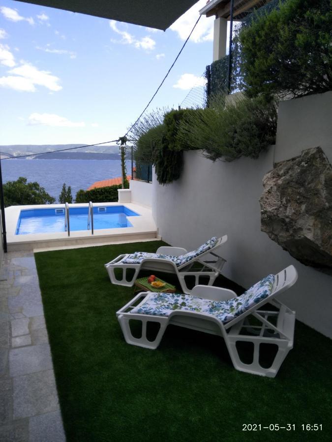 Private Pool And Sea View Apartment Omis Ngoại thất bức ảnh
